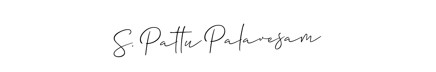 Check out images of Autograph of S. Pattu Palavesam name. Actor S. Pattu Palavesam Signature Style. Allison_Script is a professional sign style online. S. Pattu Palavesam signature style 2 images and pictures png